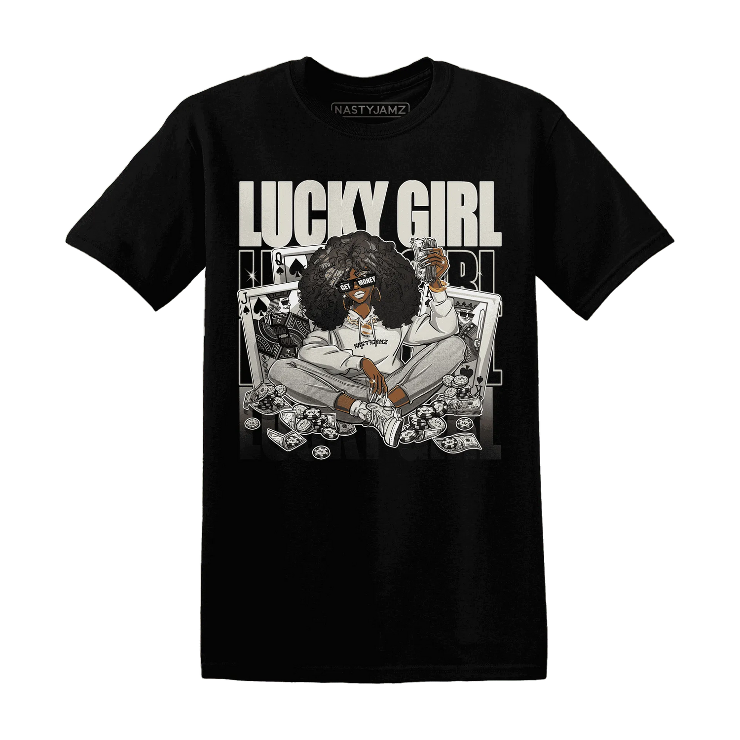 NastyJamz-SE-Sail-5s-T-Shirt-Match-Lucky-Girl