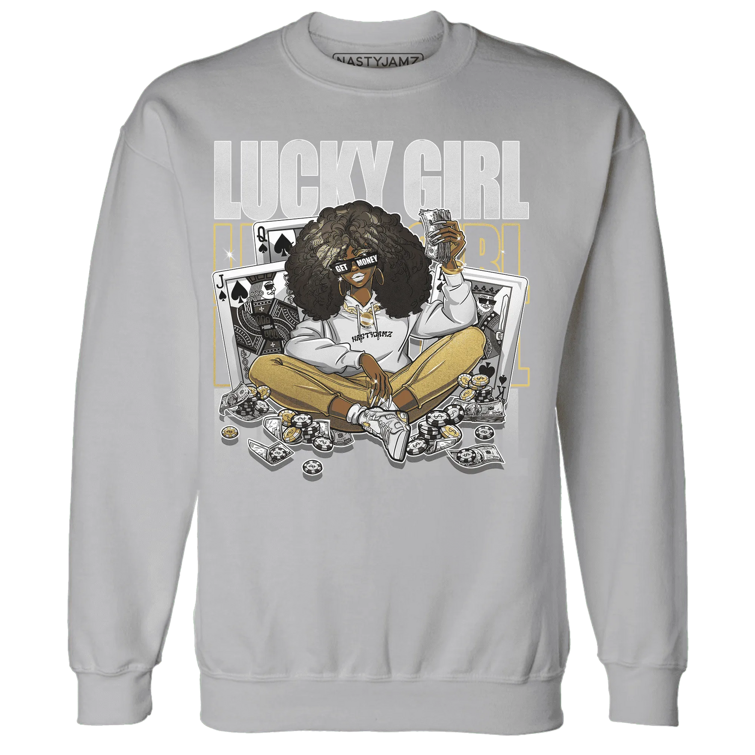 NastyJamz-Paris-Cement-Olympics-6s-Sweatshirt-Match-Lucky-Girl