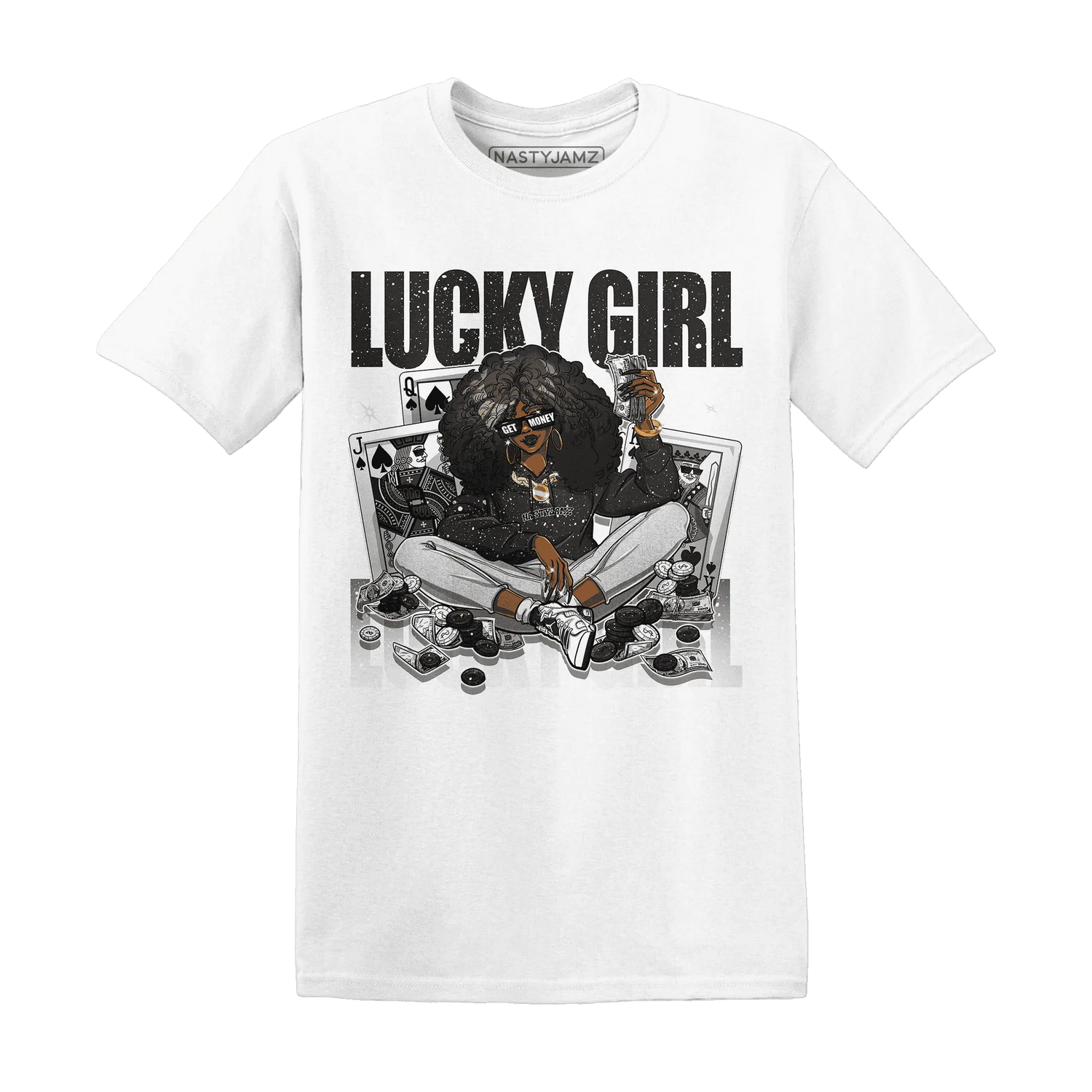 NastyJamz-Reverse-Oreo-6s-T-Shirt-Match-Lucky-Girl