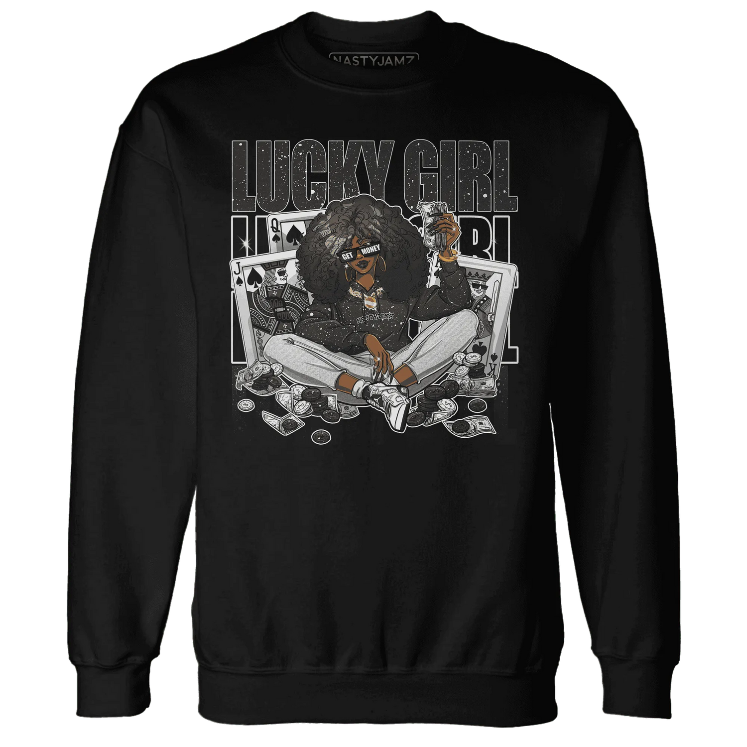 NastyJamz-Reverse-Oreo-6s-Sweatshirt-Match-Lucky-Girl