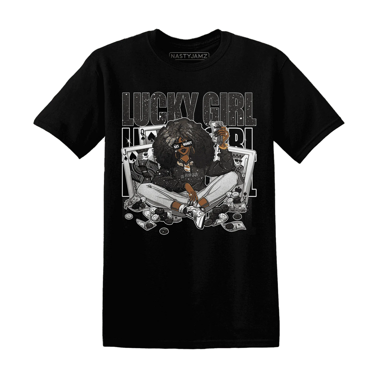 NastyJamz-Reverse-Oreo-6s-T-Shirt-Match-Lucky-Girl