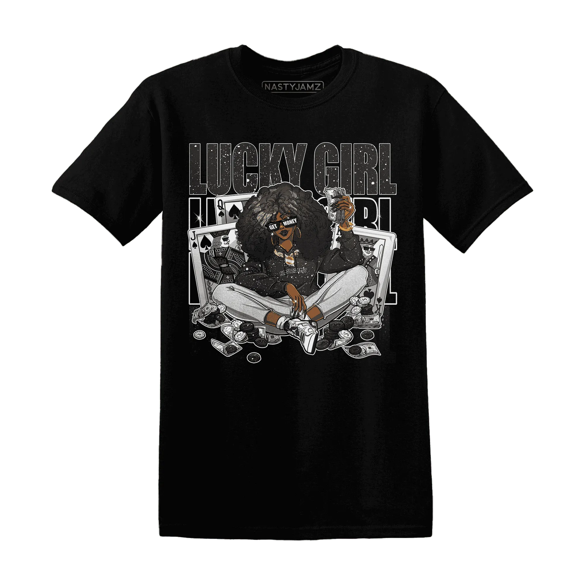 NastyJamz-Reverse-Oreo-6s-T-Shirt-Match-Lucky-Girl