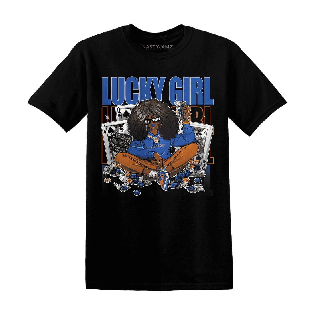 NastyJamz-Dunk-Low-Knicks-T-Shirt-Match-Lucky-Girl