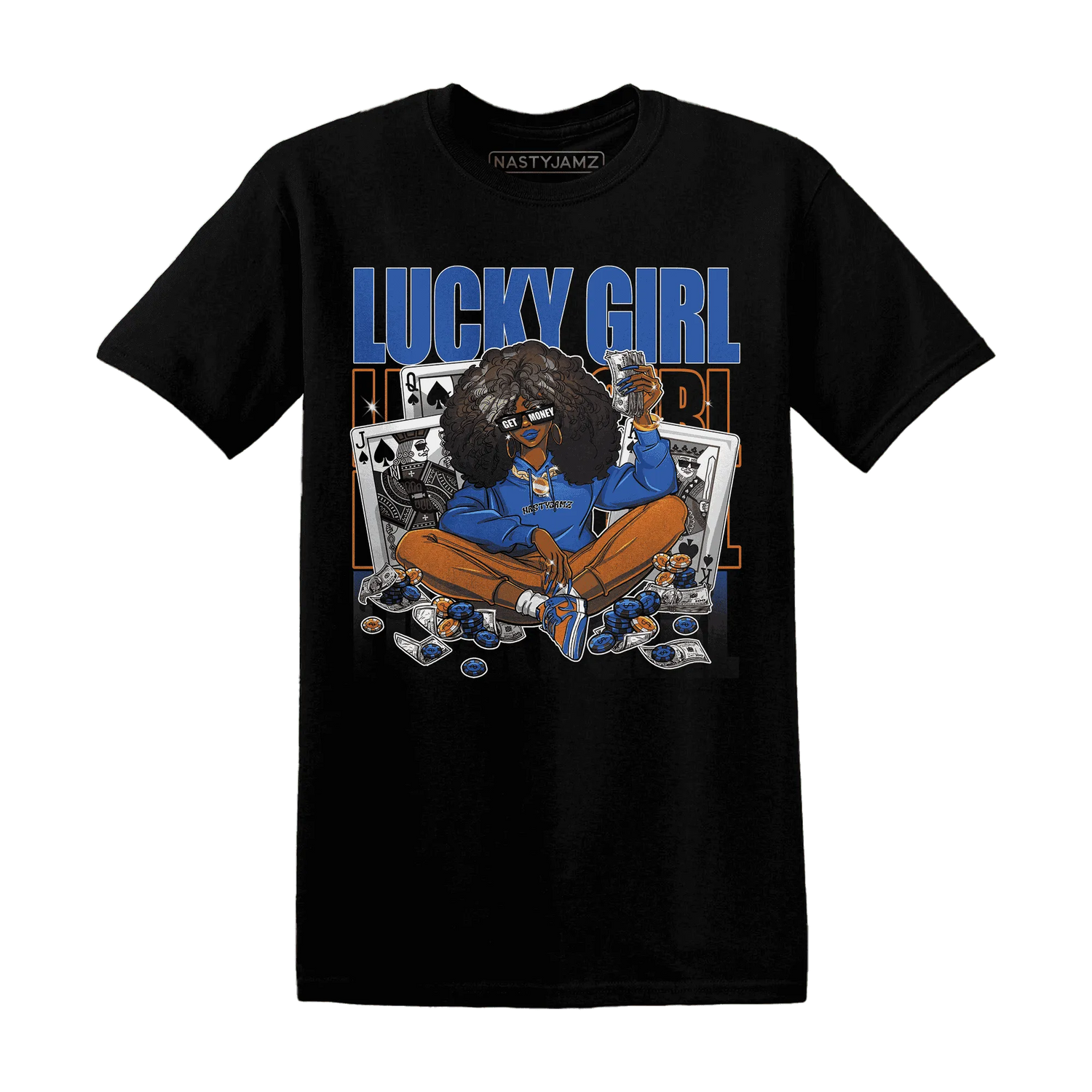 NastyJamz-Dunk-Low-Knicks-T-Shirt-Match-Lucky-Girl