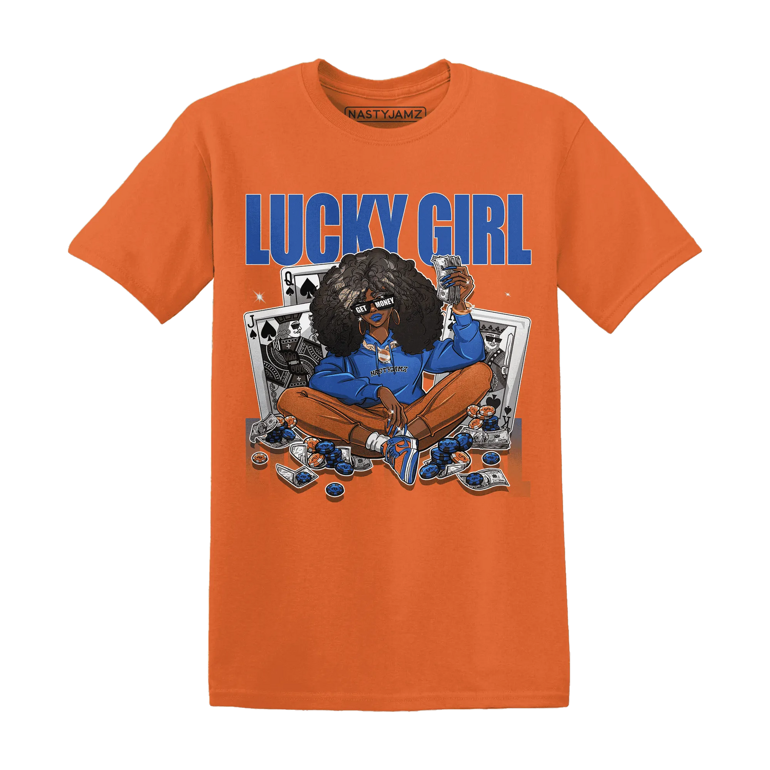 NastyJamz-Dunk-Low-Knicks-T-Shirt-Match-Lucky-Girl