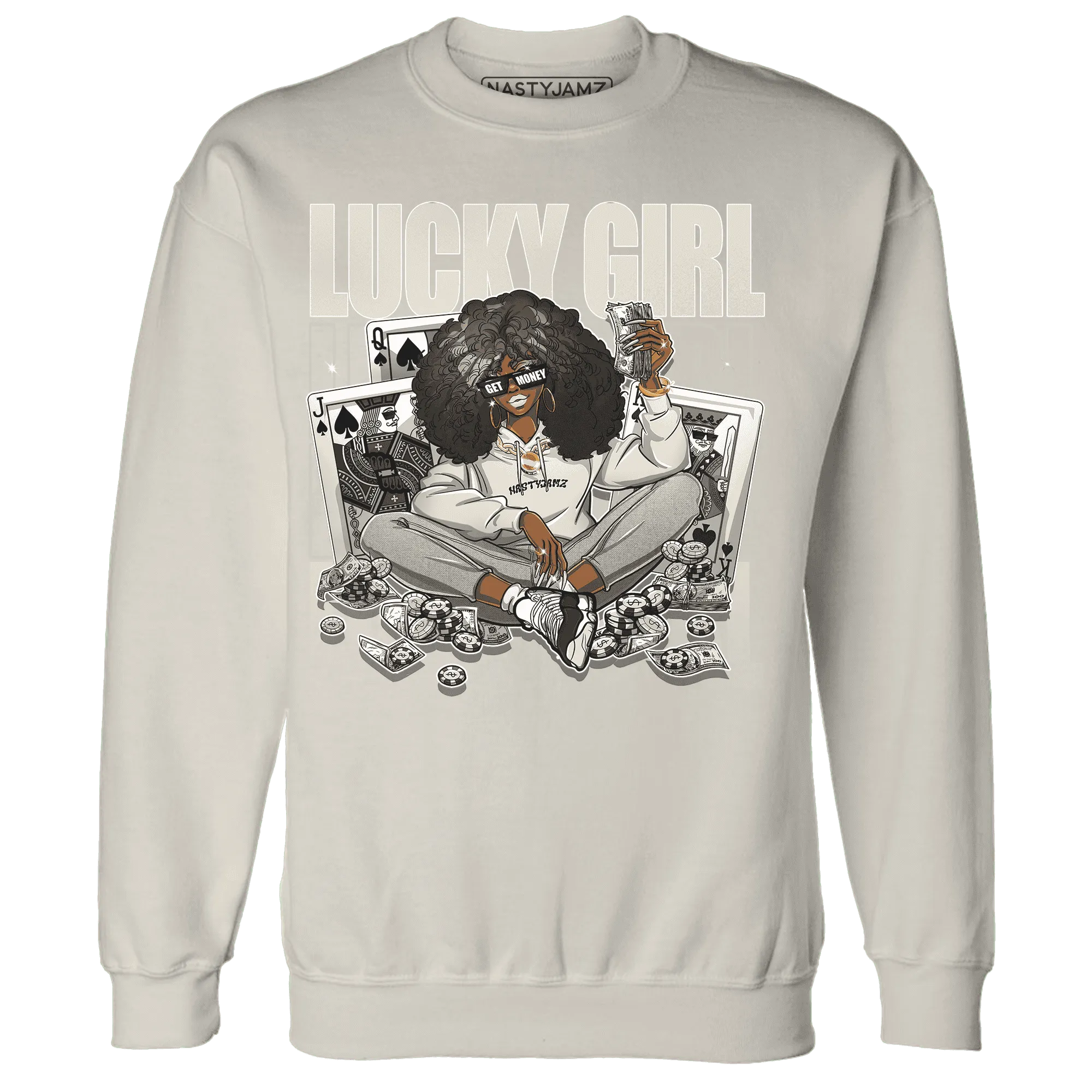 NastyJamz-Gratitude-11s-Sweatshirt-Match-Lucky-Girl