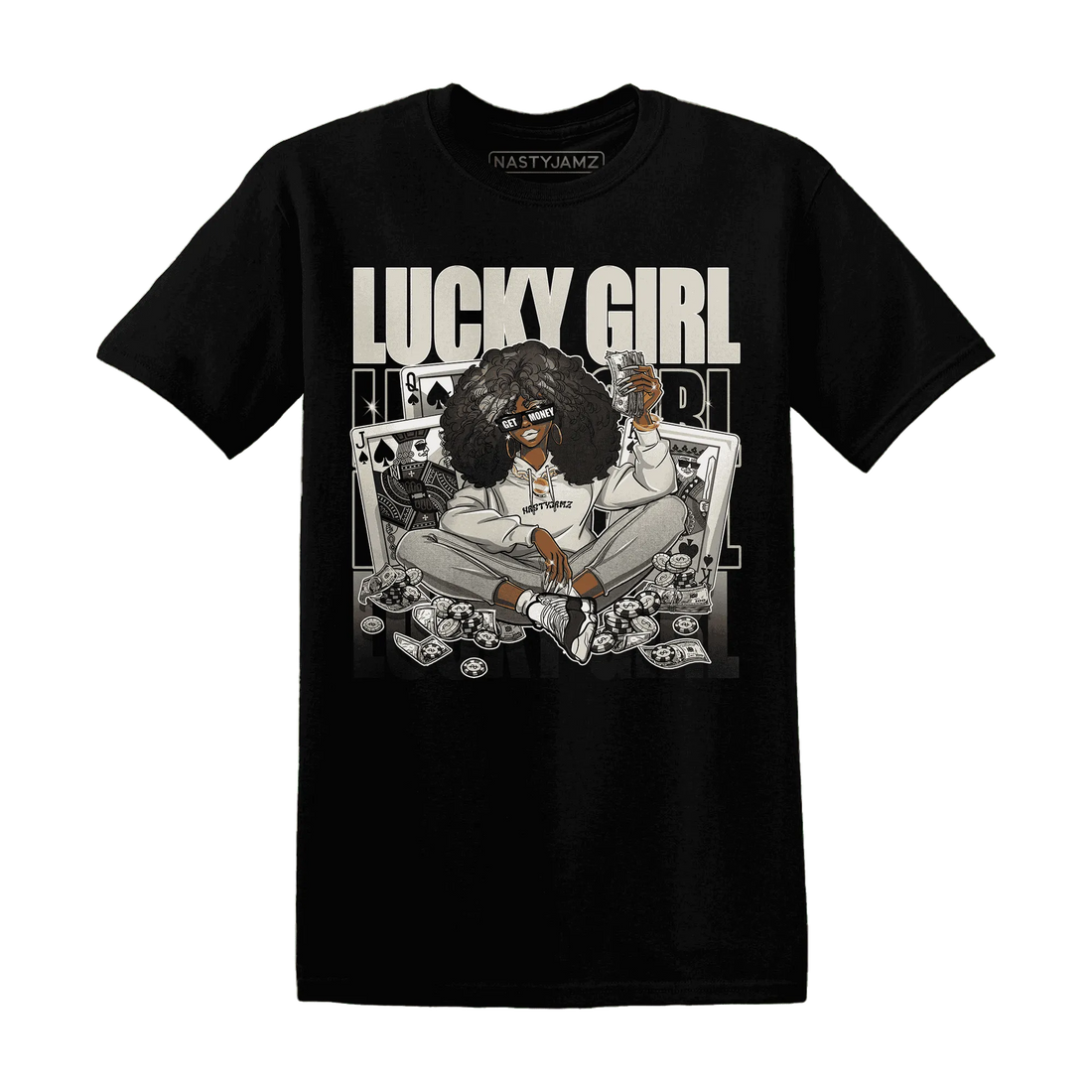 NastyJamz-Gratitude-11s-T-Shirt-Match-Lucky-Girl