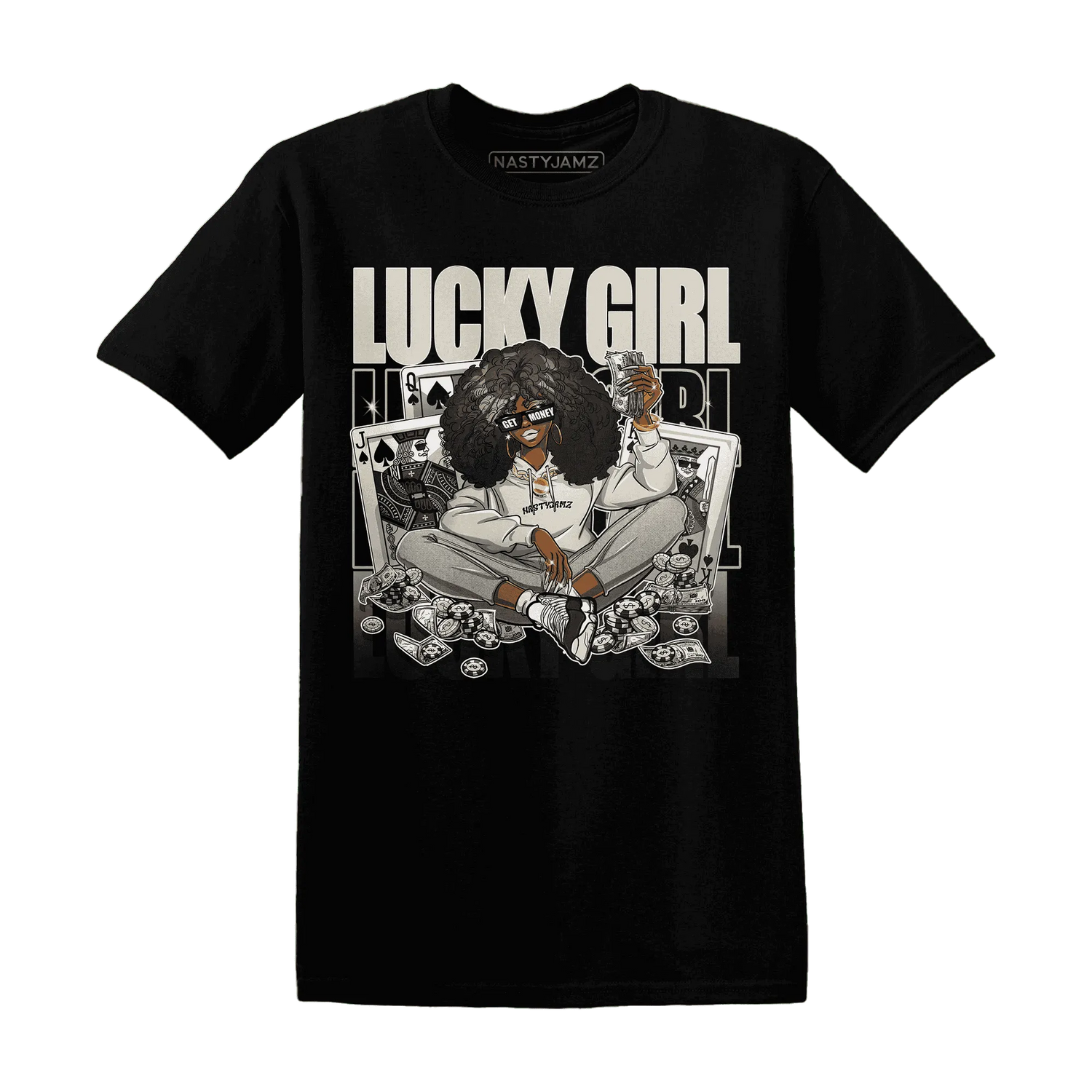 NastyJamz-Gratitude-11s-T-Shirt-Match-Lucky-Girl