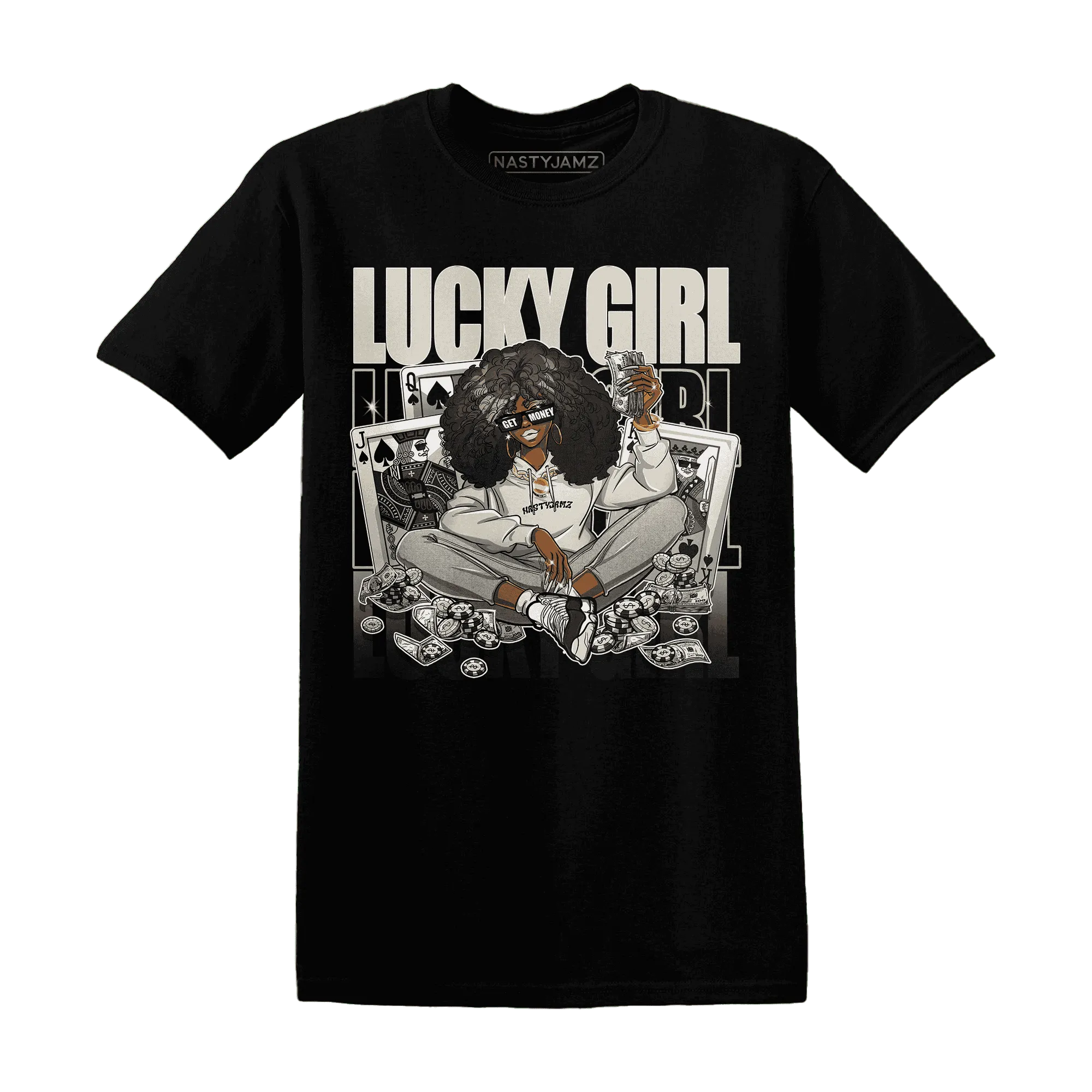 NastyJamz-Gratitude-11s-T-Shirt-Match-Lucky-Girl