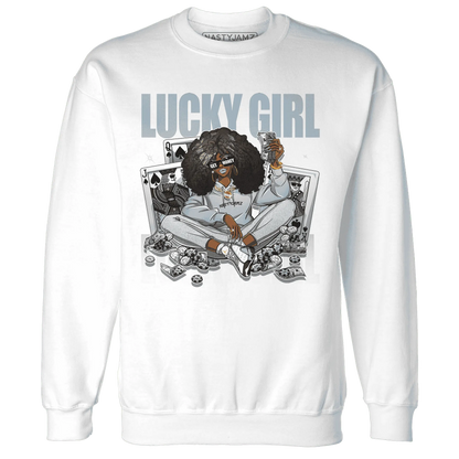 NastyJamz-Blue-Grey-13s-Sweatshirt-Match-Lucky-Girl