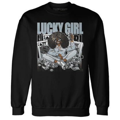 NastyJamz-Blue-Grey-13s-Sweatshirt-Match-Lucky-Girl