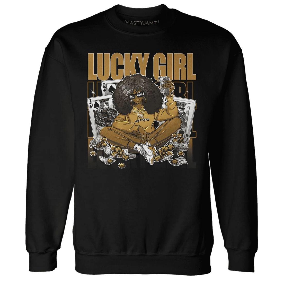 NastyJamz-Wheat-13s-Sweatshirt-Match-Lucky-Girl