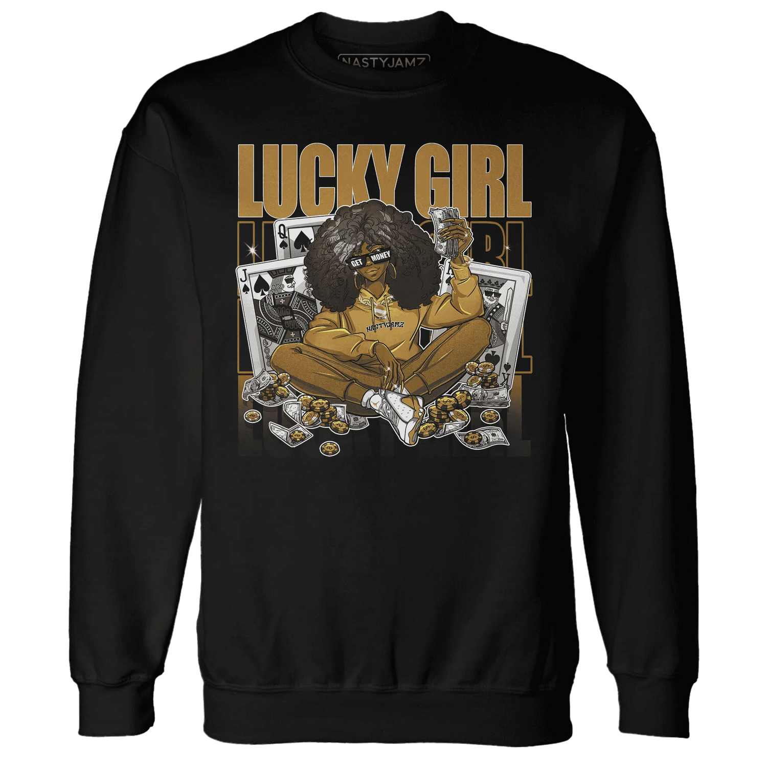 NastyJamz-Wheat-13s-Sweatshirt-Match-Lucky-Girl