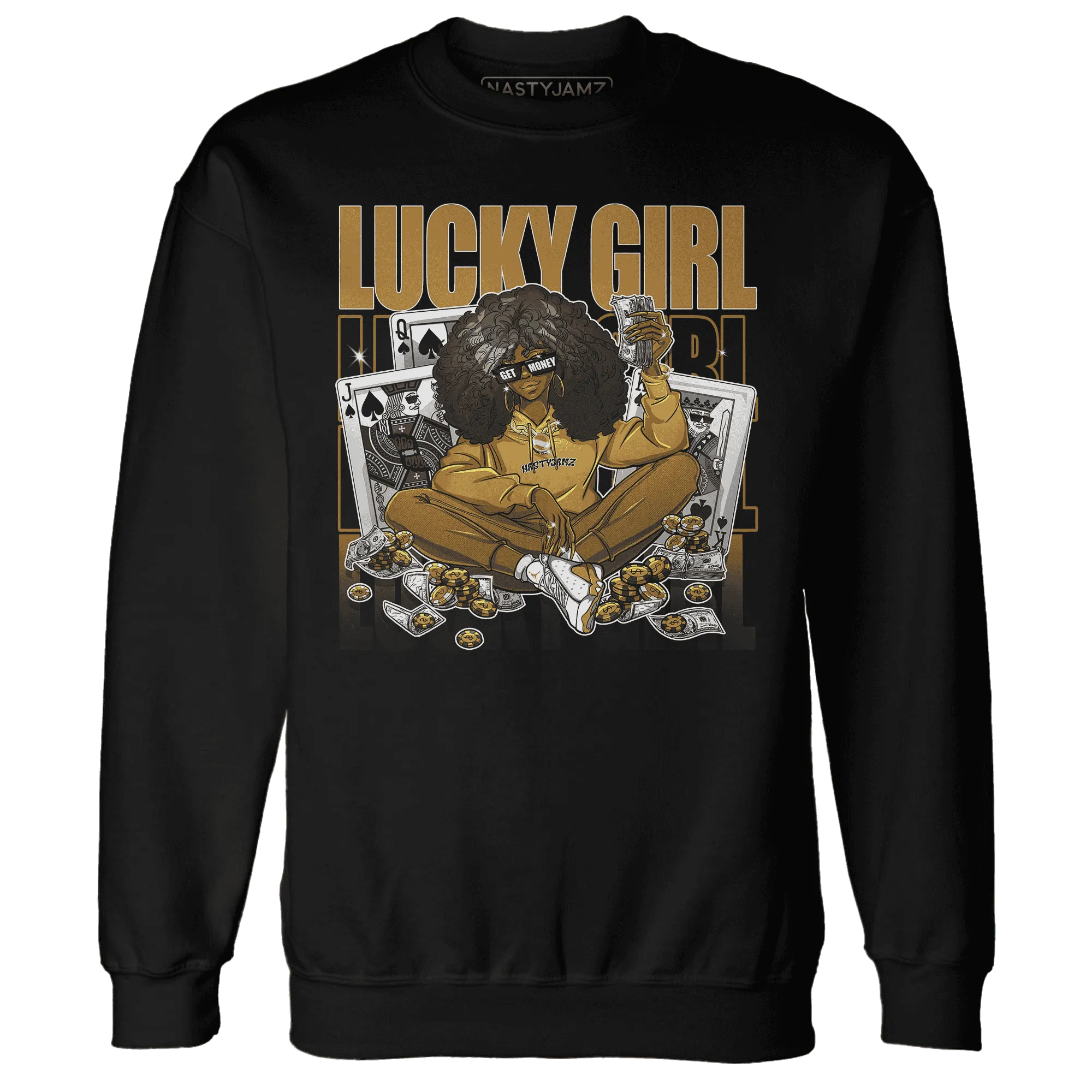 NastyJamz-Wheat-13s-Sweatshirt-Match-Lucky-Girl