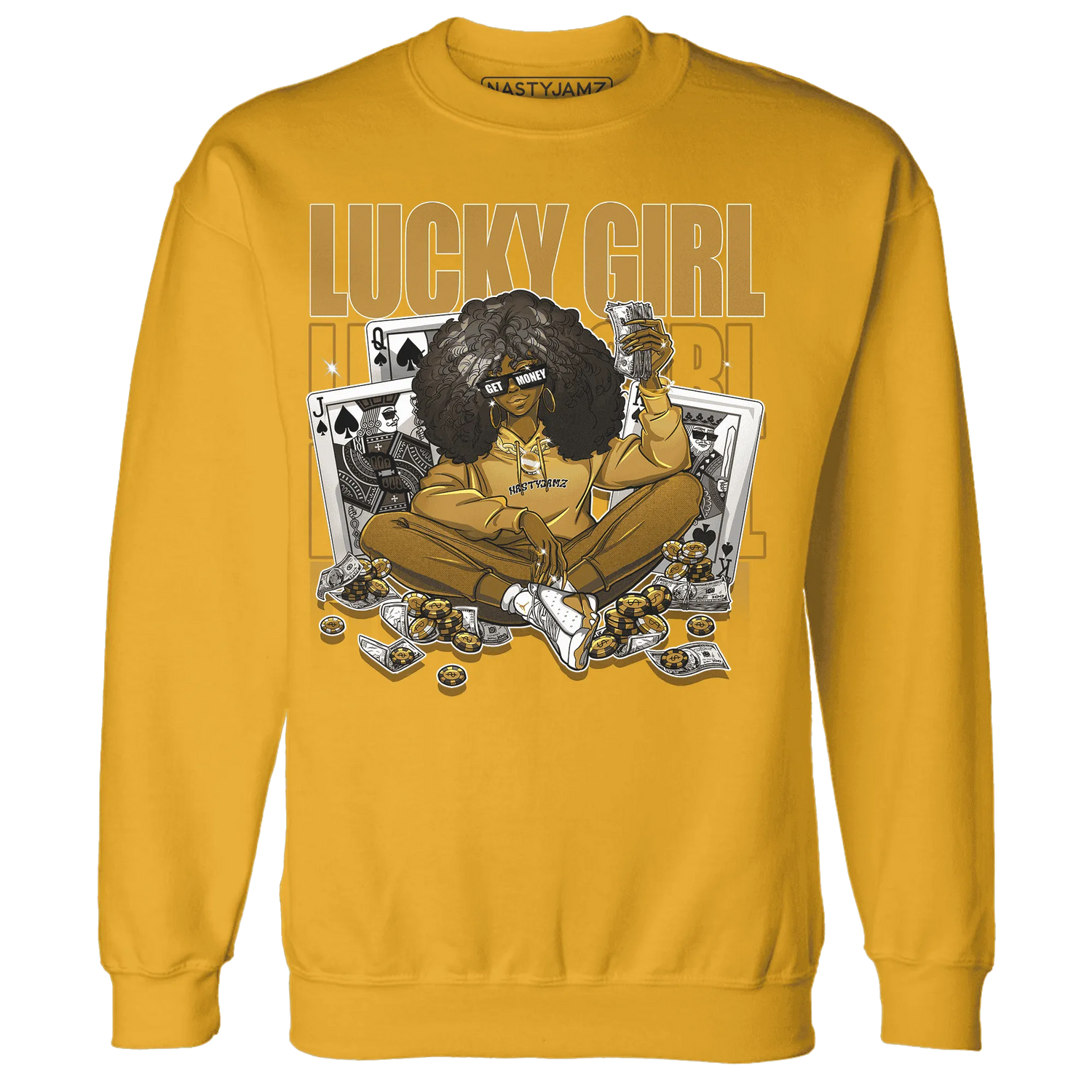 NastyJamz-Wheat-13s-Sweatshirt-Match-Lucky-Girl