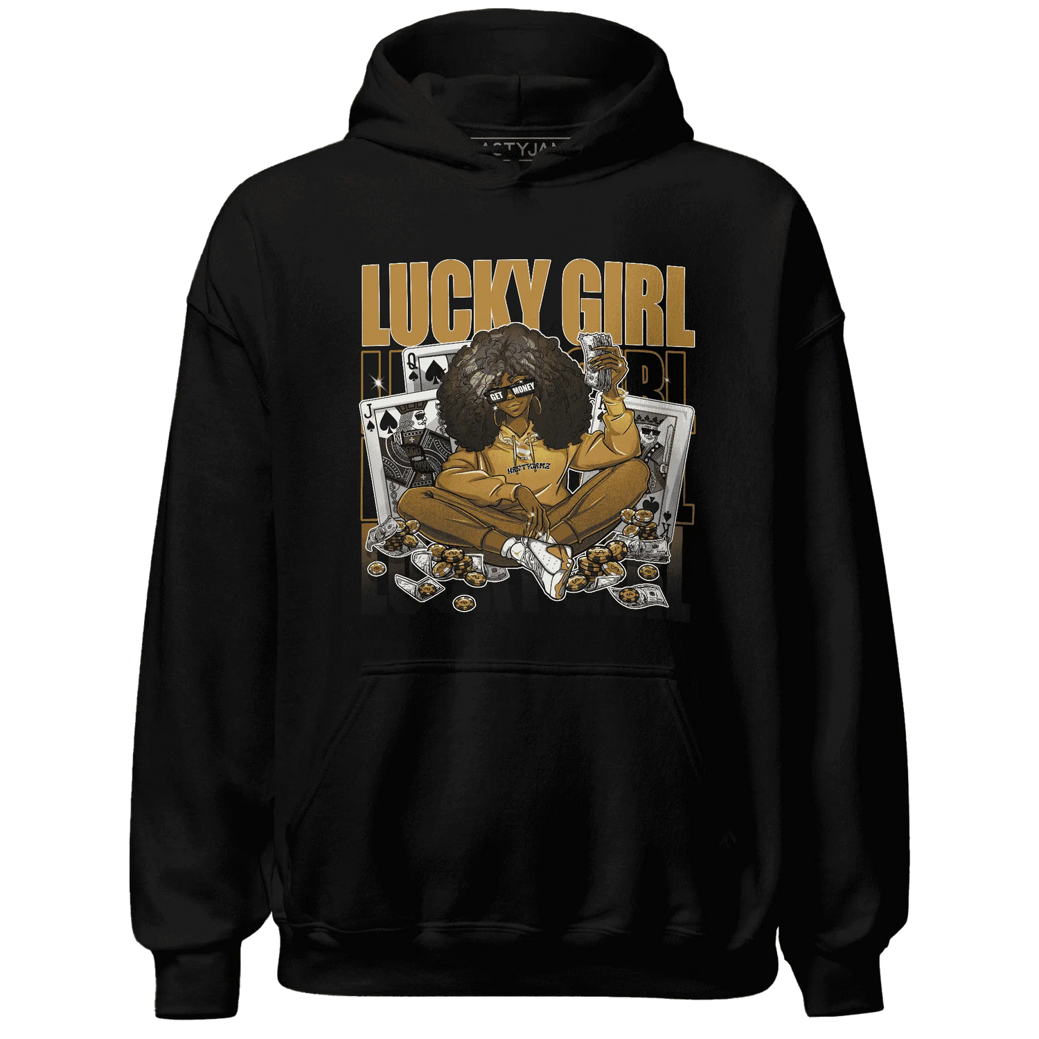 NastyJamz-Wheat-13s-Hoodie-Match-Lucky-Girl