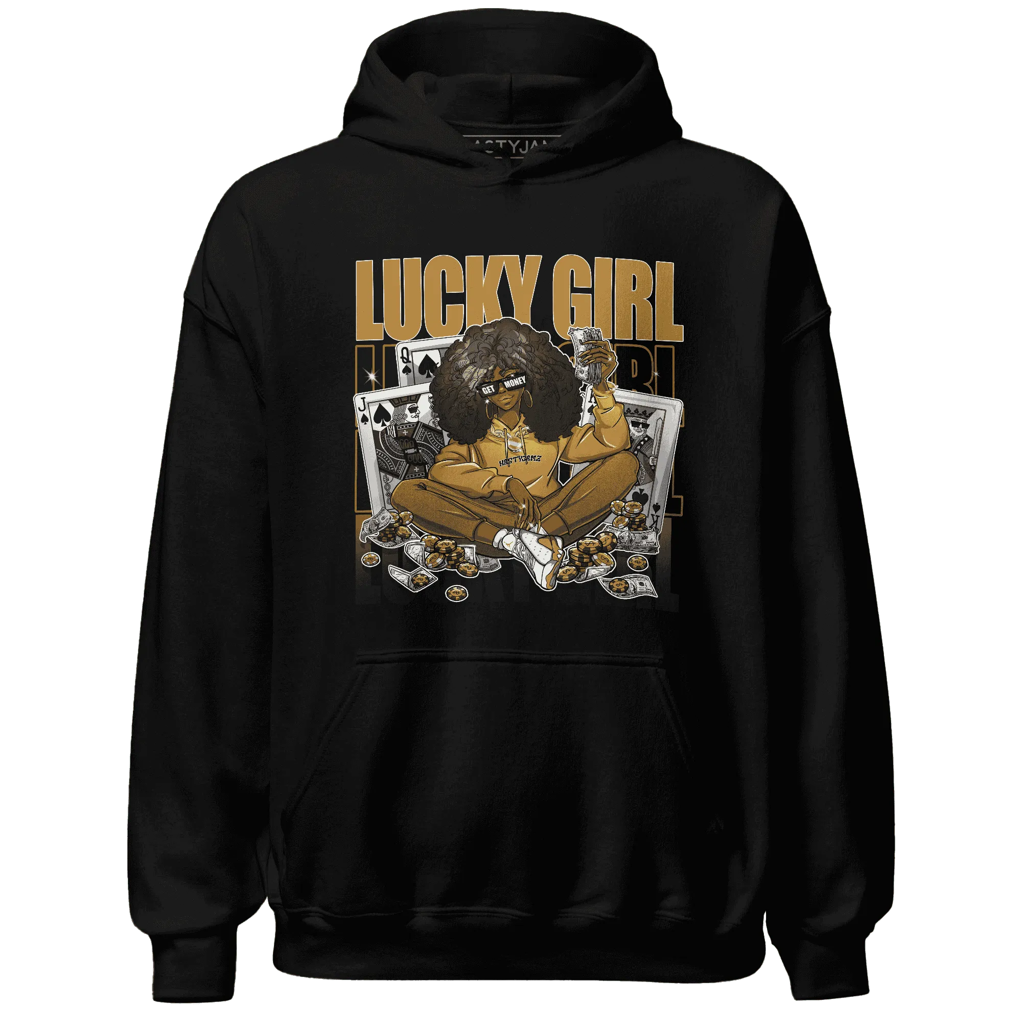 NastyJamz-Wheat-13s-Hoodie-Match-Lucky-Girl