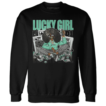 NastyJamz-Green-Glow-3s-Sweatshirt-Match-Lucky-Girl