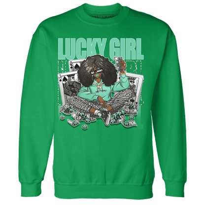NastyJamz-Green-Glow-3s-Sweatshirt-Match-Lucky-Girl