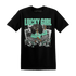 NastyJamz-Green-Glow-3s-T-Shirt-Match-Lucky-Girl