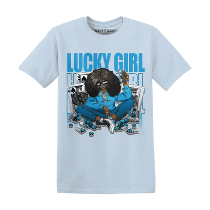 NastyJamz-Powder-Blue-9s-T-Shirt-Match-Lucky-Girl