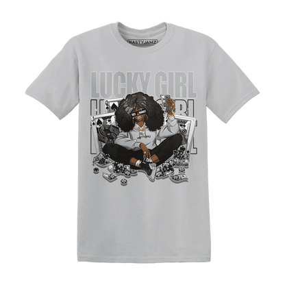 NastyJamz-Wolf-Grey-12s-T-Shirt-Match-Lucky-Girl-