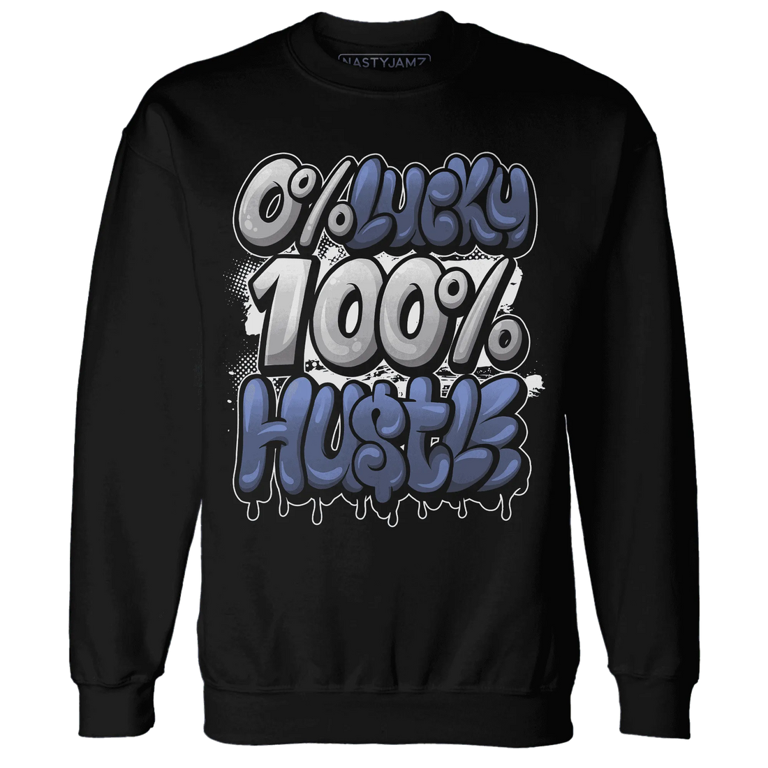 Low-Diffused-Blue-11s-Sweatshirt-Match-Lucky-Hustle