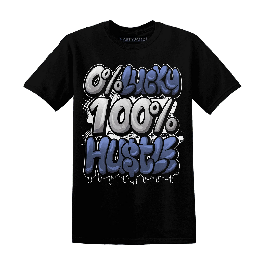 Low-Diffused-Blue-11s-T-Shirt-Match-Lucky-Hustle