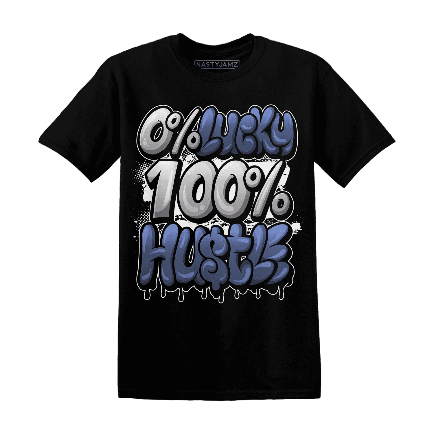 Low-Diffused-Blue-11s-T-Shirt-Match-Lucky-Hustle