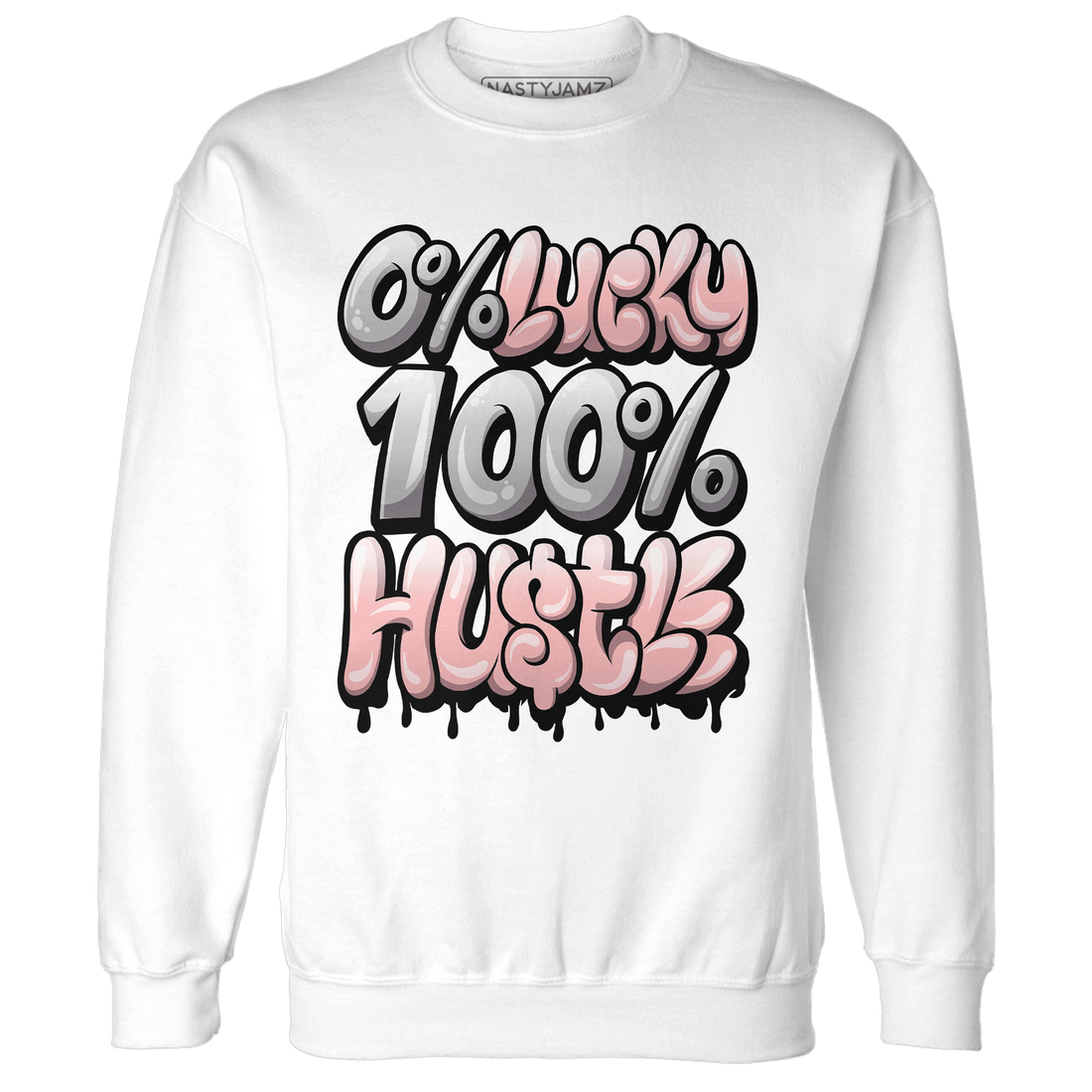 AJ 11 Low Legend Pink Sweatshirt Match Lucky Hustle - NastyJamz