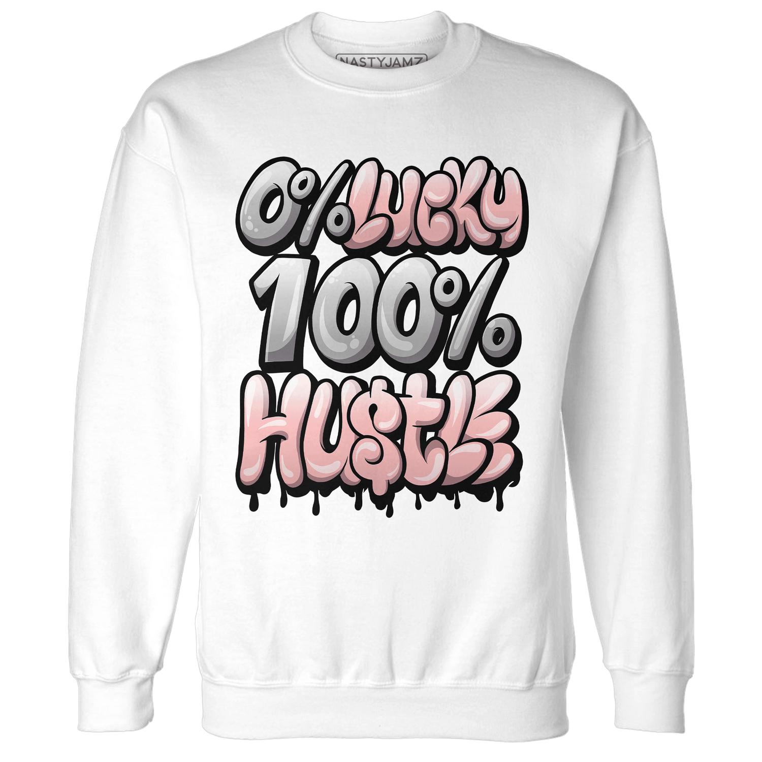 AJ 11 Low Legend Pink Sweatshirt Match Lucky Hustle - NastyJamz