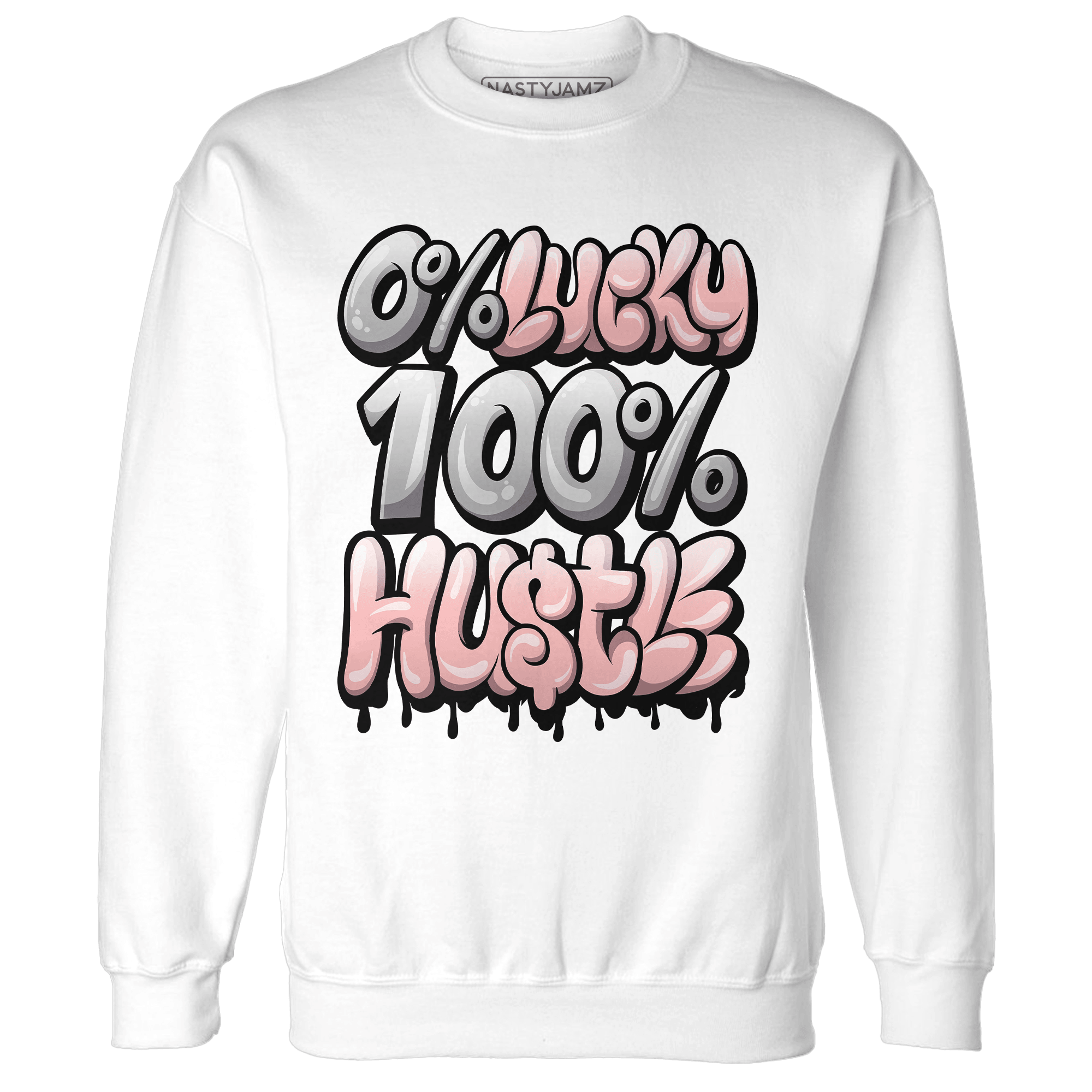 AJ 11 Low Legend Pink Sweatshirt Match Lucky Hustle - NastyJamz