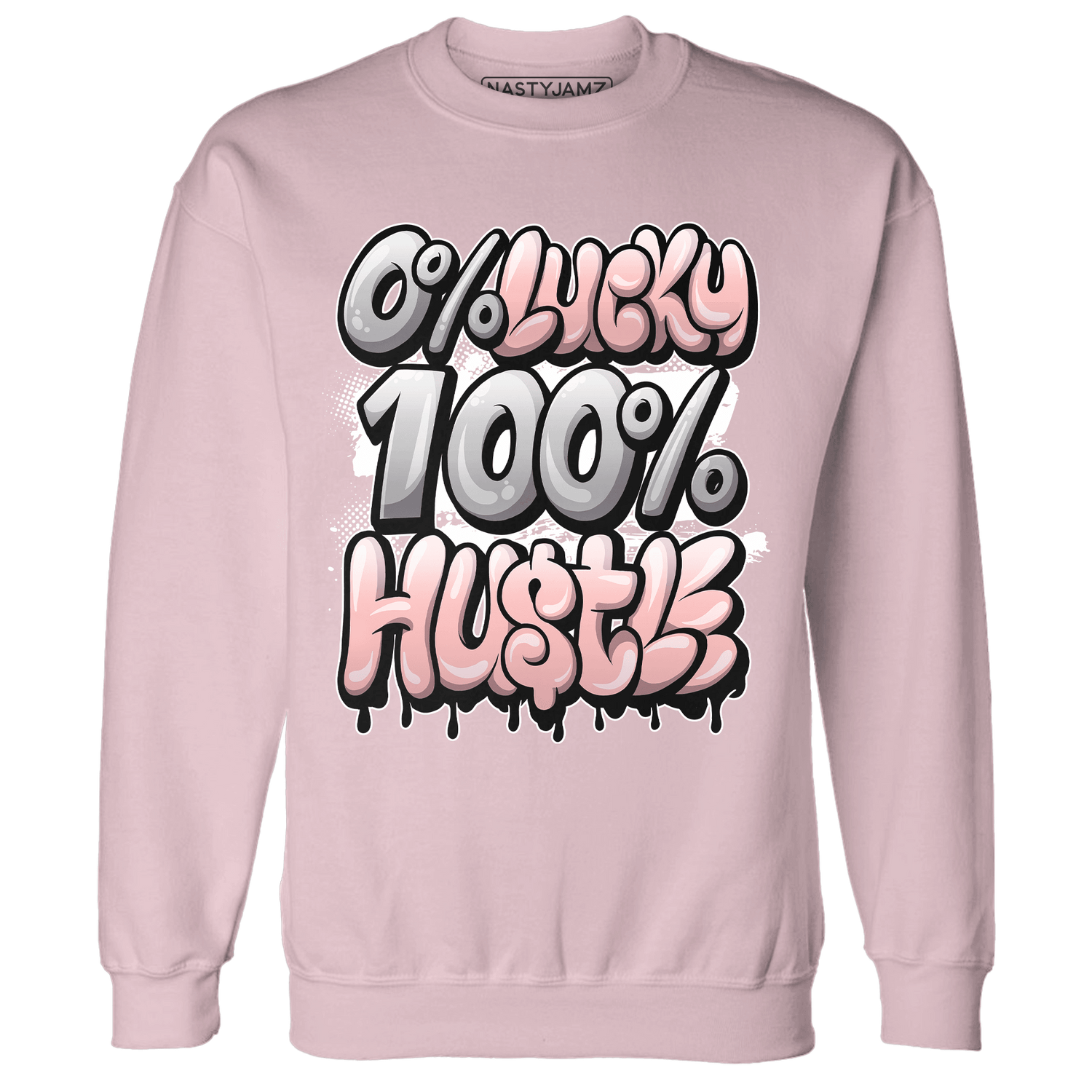AJ 11 Low Legend Pink Sweatshirt Match Lucky Hustle - NastyJamz