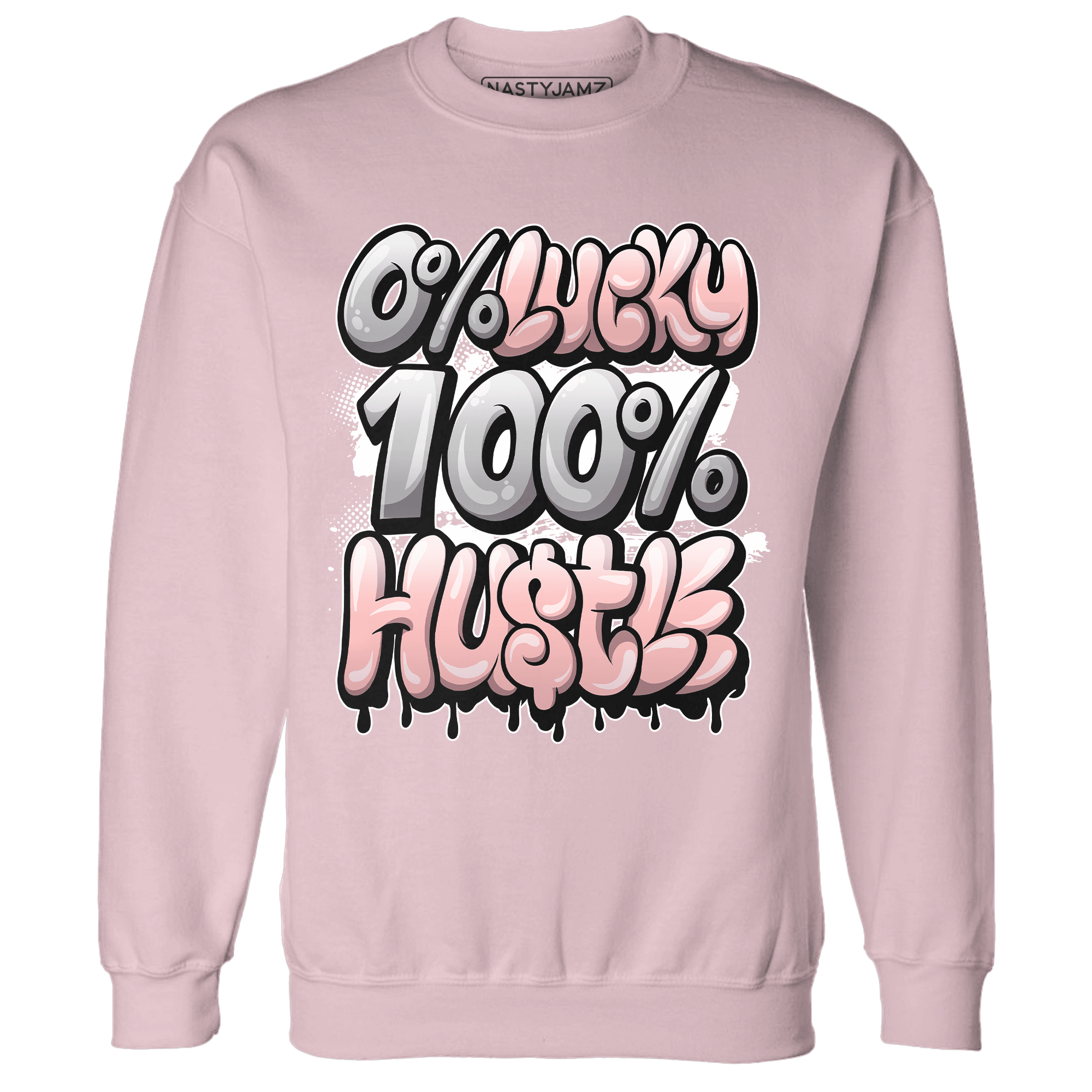 AJ 11 Low Legend Pink Sweatshirt Match Lucky Hustle - NastyJamz