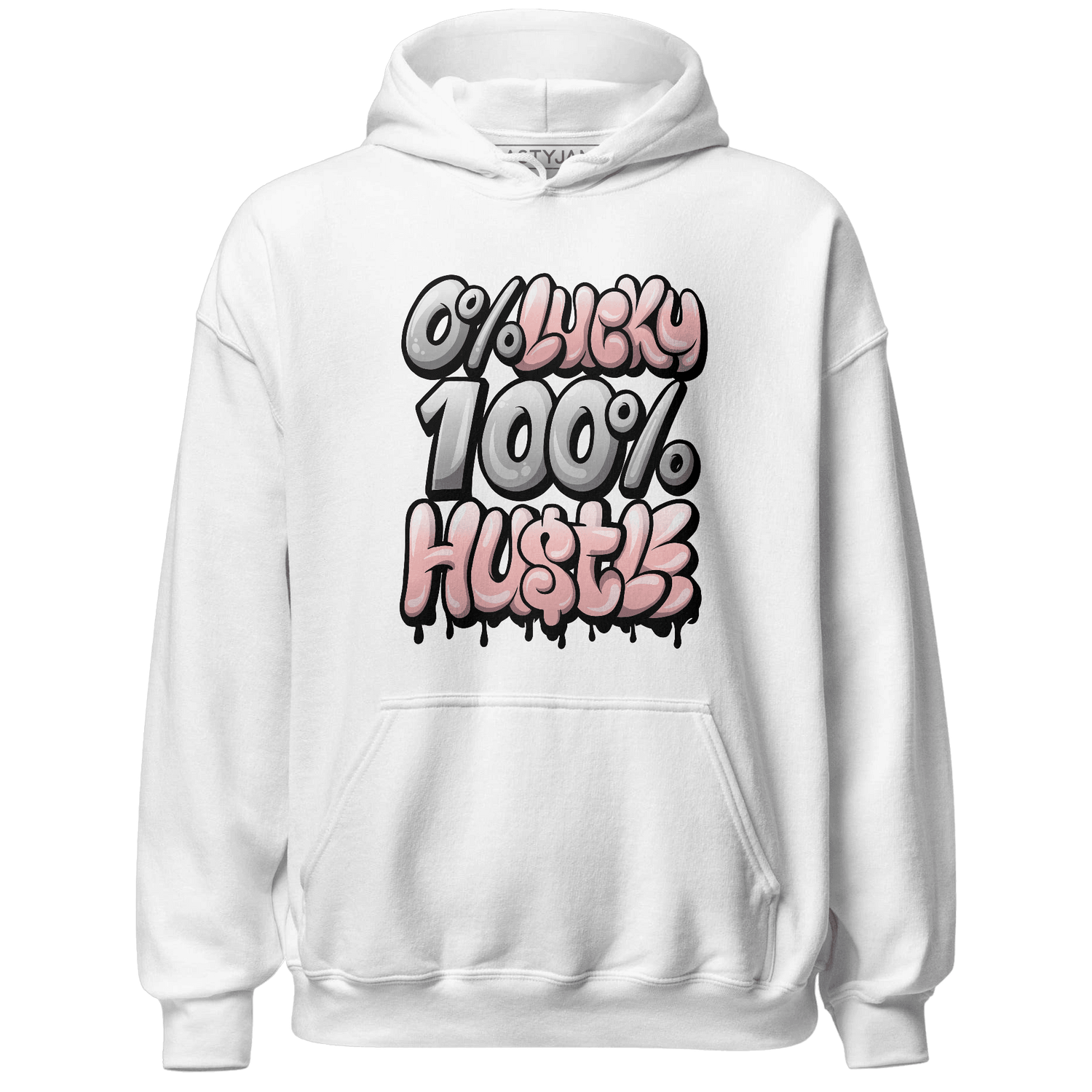 Low Legend Pink 11s Hoodie Match Lucky Hustle - NastyJamz