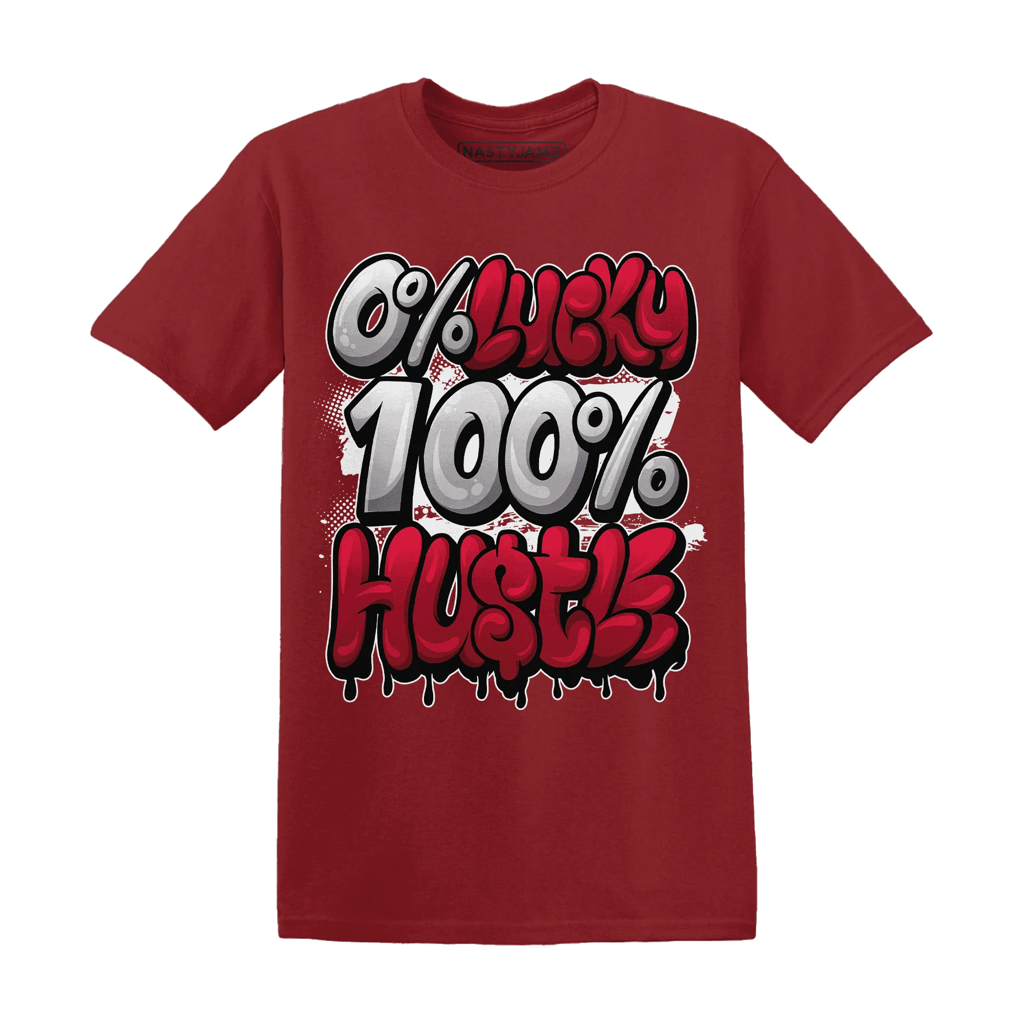 Retro-Red-Taxi-12s-T-Shirt-Match-Lucky-Hustle
