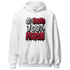 Retro Red Taxi 12s Hoodie Match Lucky Hustle - NastyJamz