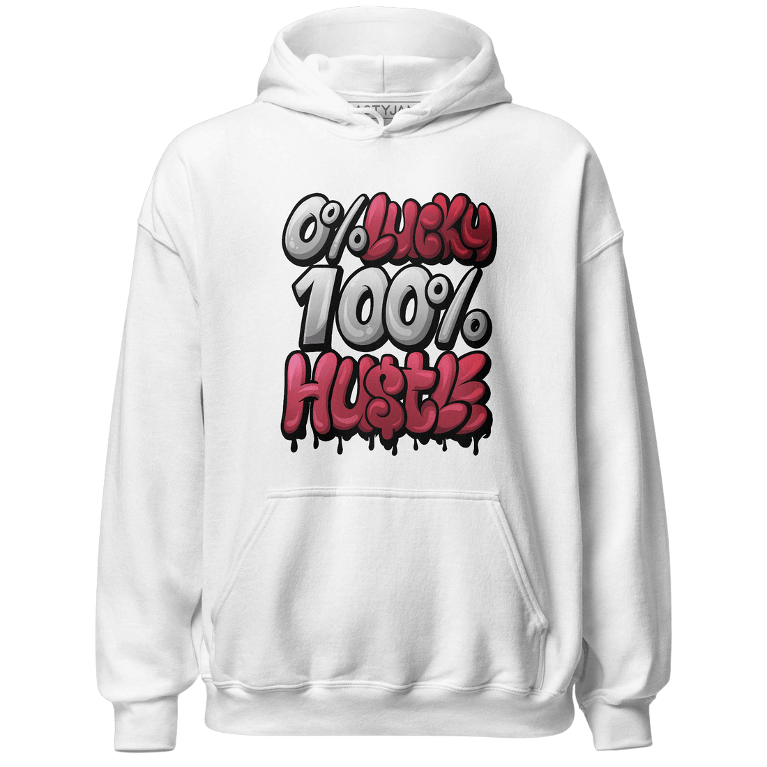 High 85 Metallic Burgundy 1s Hoodie Match Lucky Hustle - NastyJamz