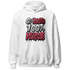 High 85 Metallic Burgundy 1s Hoodie Match Lucky Hustle - NastyJamz