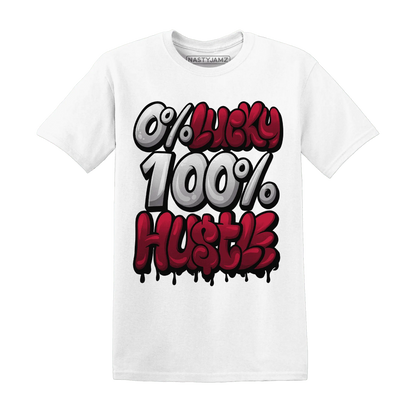 High-White-Team-Red-1s-T-Shirt-Match-Lucky-Hustle