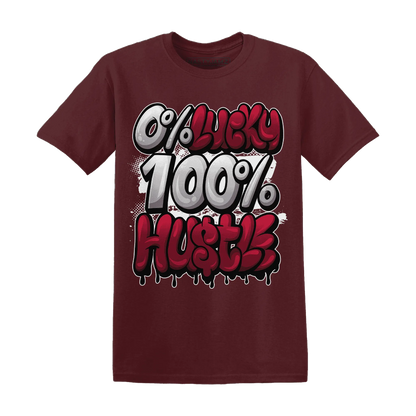 High-White-Team-Red-1s-T-Shirt-Match-Lucky-Hustle