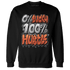 Georgia Peach 3s Sweatshirt Match Lucky Hustle - NastyJamz