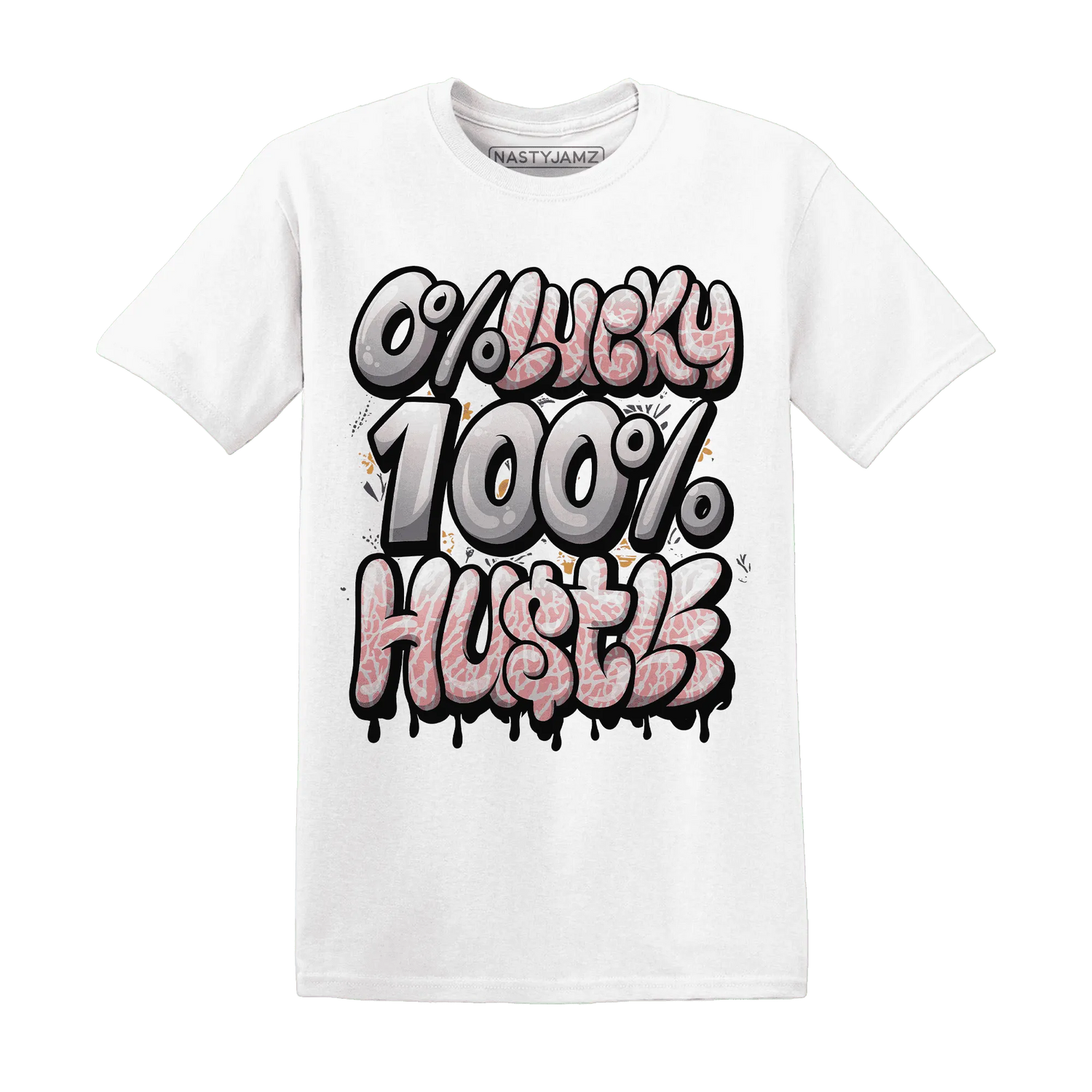 Red-Stardust-3s-T-Shirt-Match-Lucky-Hustle