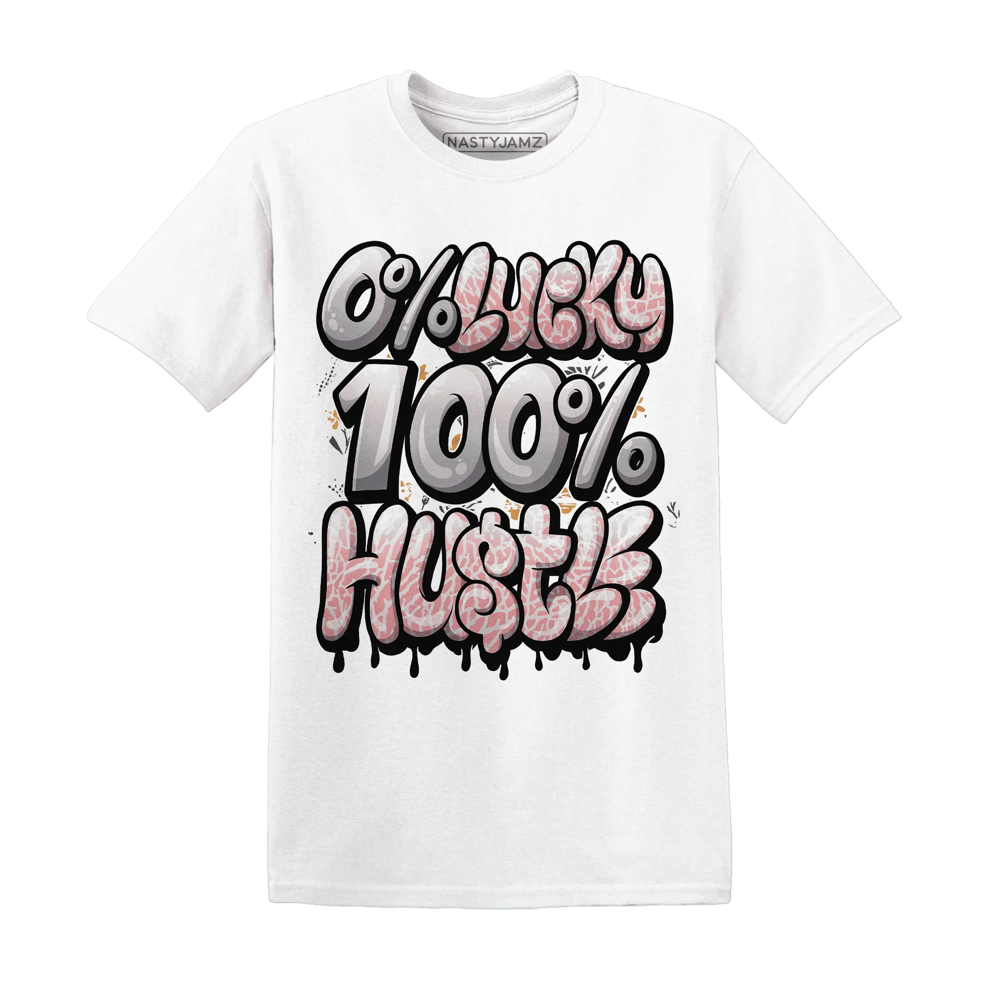 Red-Stardust-3s-T-Shirt-Match-Lucky-Hustle