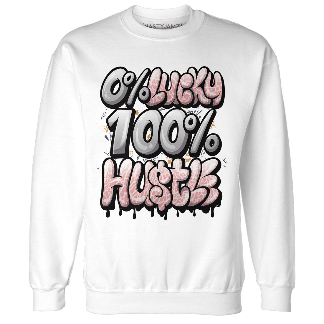 Red Stardust 3s Sweatshirt Match Lucky Hustle - NastyJamz