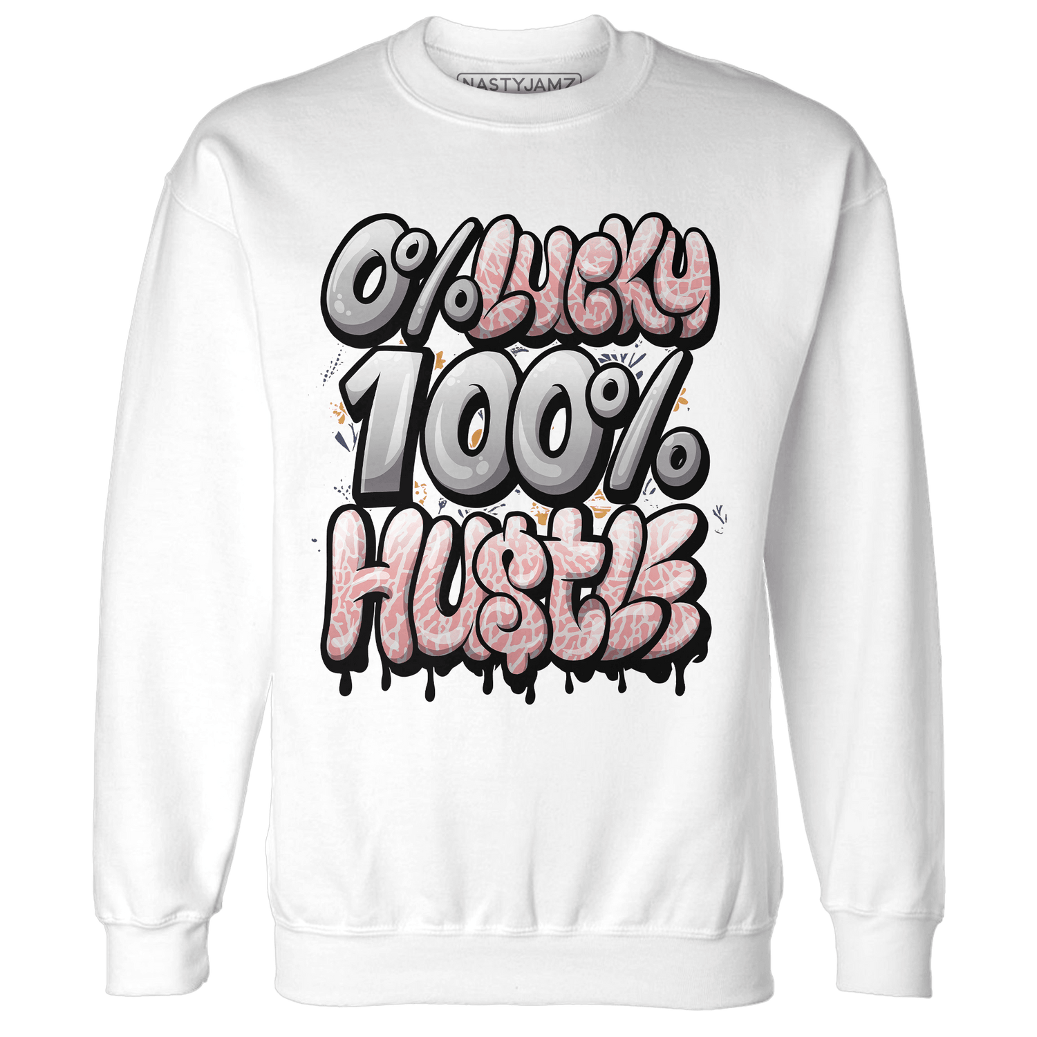 Red Stardust 3s Sweatshirt Match Lucky Hustle - NastyJamz