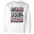 Red Stardust 3s Sweatshirt Match Lucky Hustle - NastyJamz