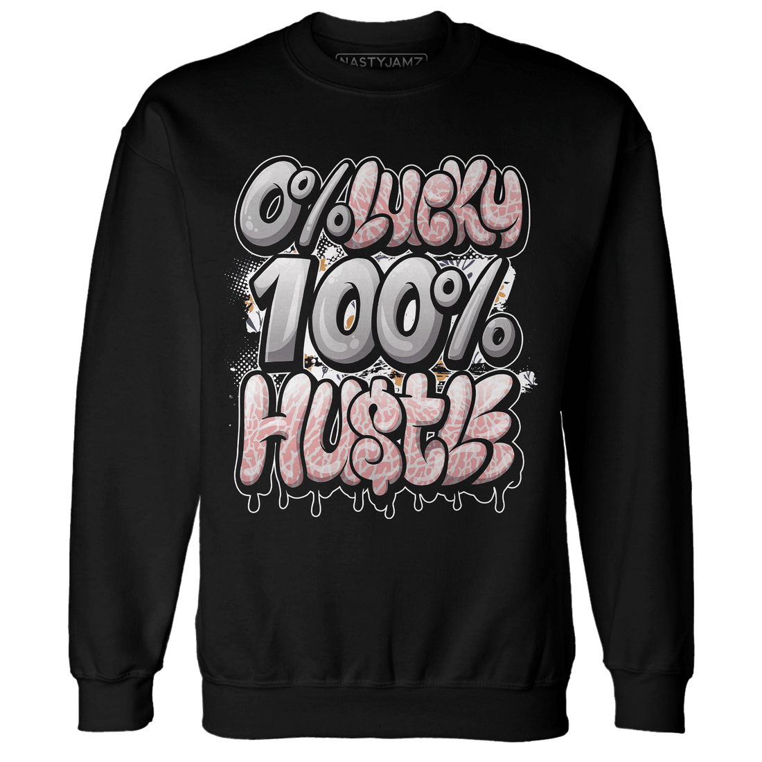 Red Stardust 3s Sweatshirt Match Lucky Hustle - NastyJamz