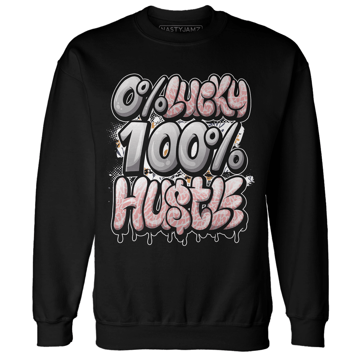 Red Stardust 3s Sweatshirt Match Lucky Hustle - NastyJamz