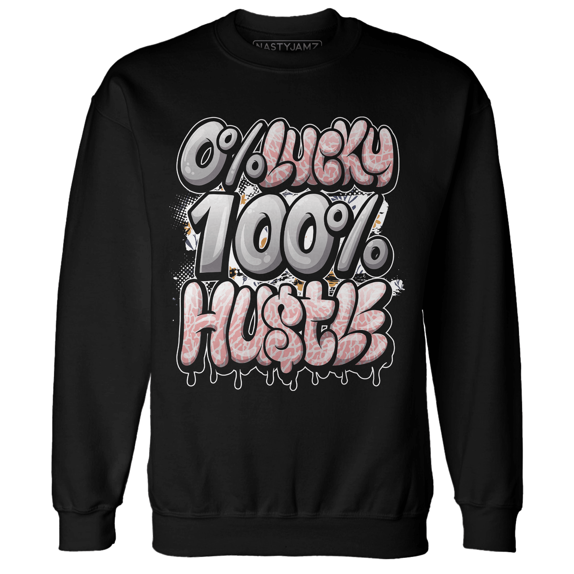 Red Stardust 3s Sweatshirt Match Lucky Hustle - NastyJamz